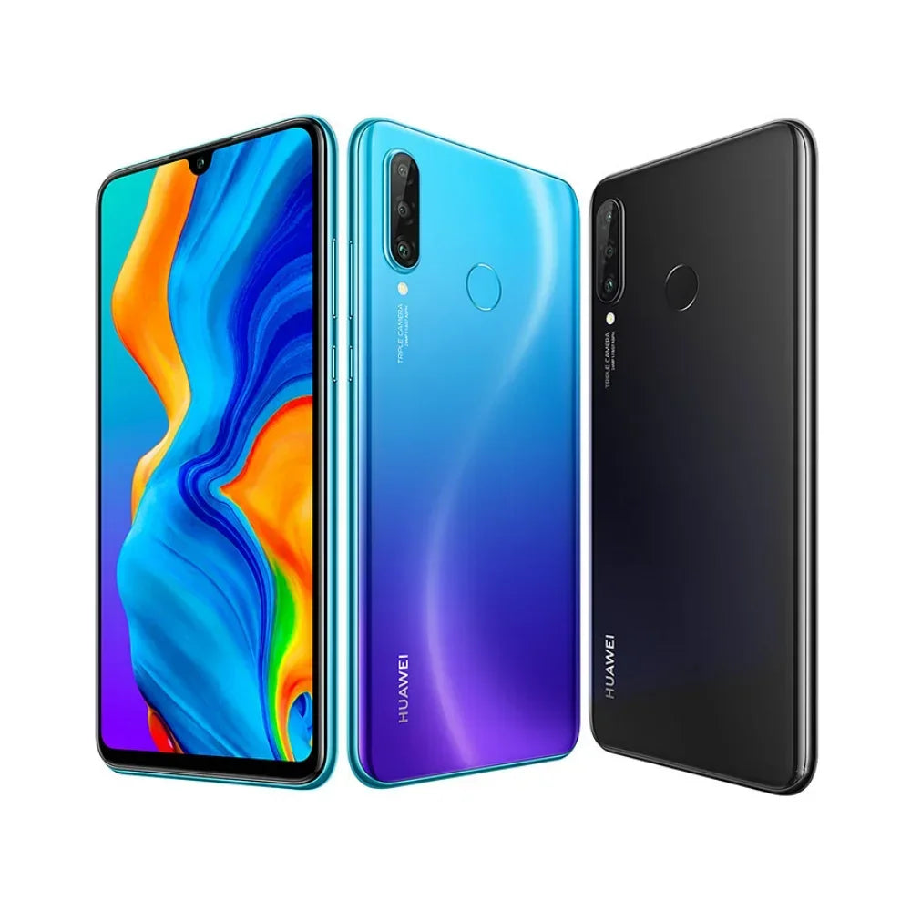 Huawei-P30 Lite,Smartphone Android,6.15 inch,Unlock,6+128GB ROM,24MP+32MP,Google Play Store,Cellphones,Global,Mobile phones